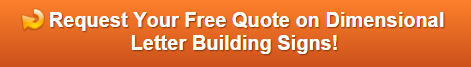 Free quote on dimensional letter building signs Raleigh NC