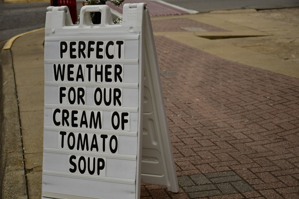 Sidewalk Sign