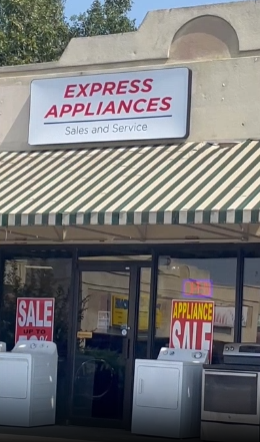 Chattanooga, TN - Custom Cabinet Sign for Appliance Business from a Sign Company