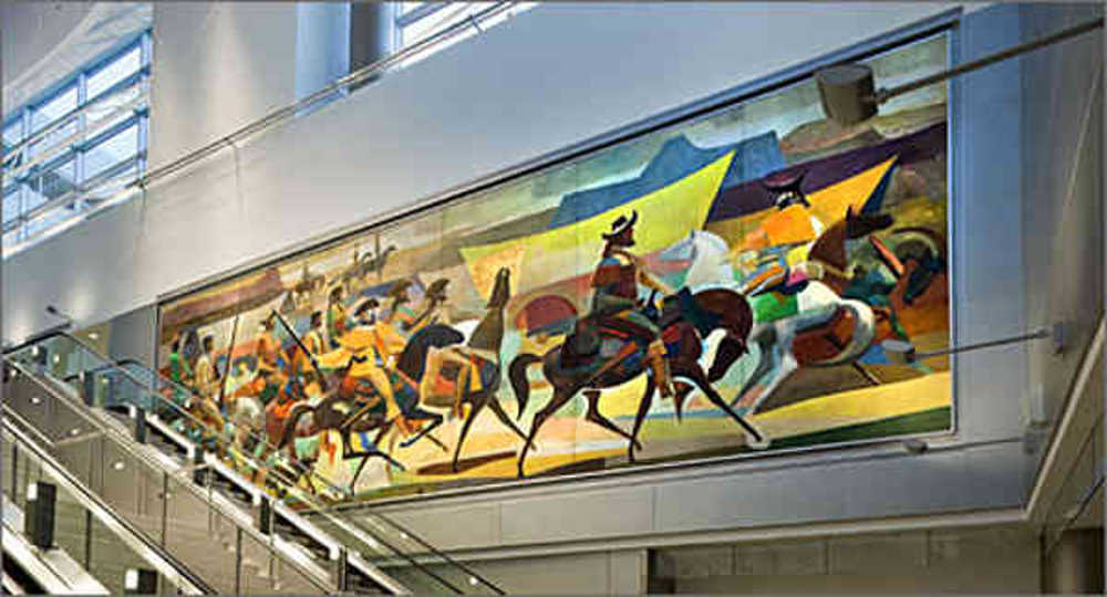 Chula Vista, CA - Elevator Graphics and Wall Murals Give Convention Marketing Success