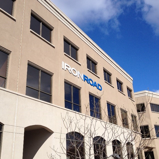 Cincinnati, OH – Custom Building Sign Shares Brand Change of Iron Road