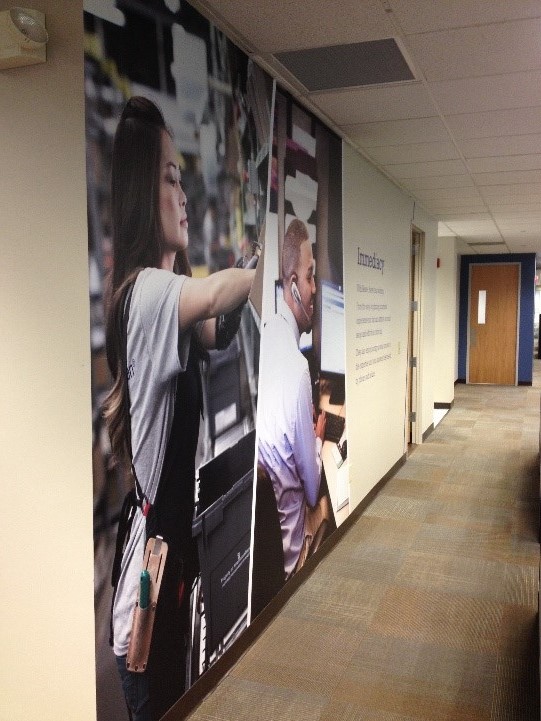 West Chester, OH – Custom Wall Mural Installation for Besse Medical