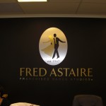 Lobby Sign at Fred Astaire Dance Studio