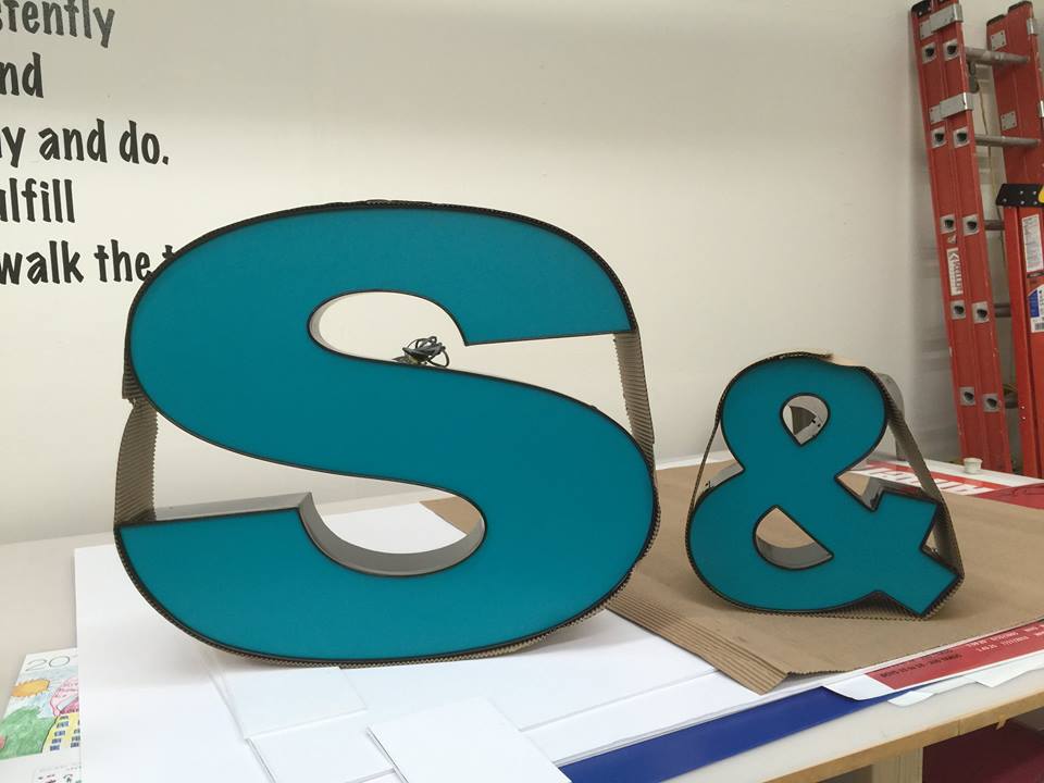 Channel Letters arrival. 