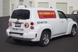 1 800 Radiators was striped and fresh graphics were applied.