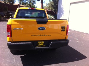 Rear view - final product