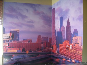 Airport-corner-wall-mural