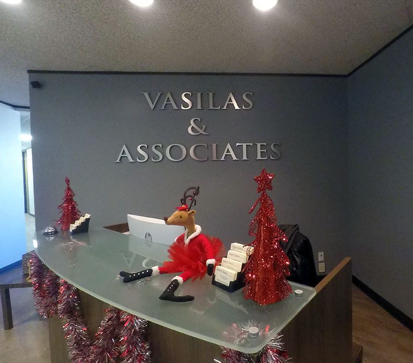 Lobby dimensional letters