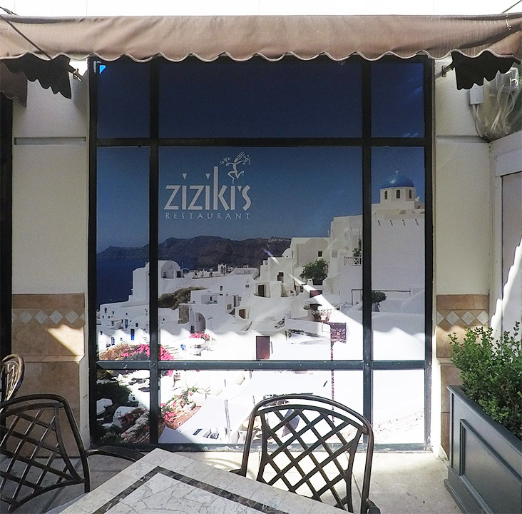 Block out window graphics