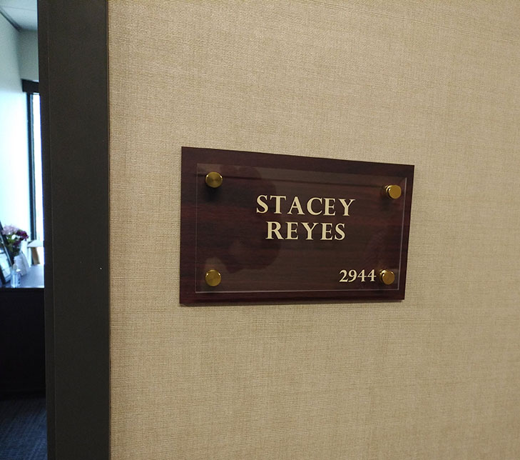 Custom name plates