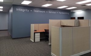 Wall graphics can help branding