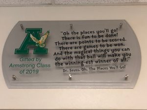 2 layer identification sign