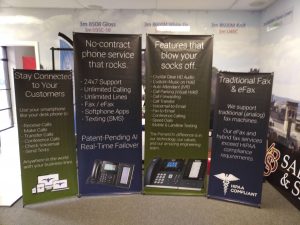 X-Stand banners for trade show