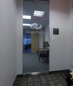 Etched glass vinyl