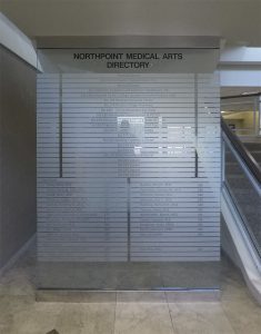 Lobby directory sign