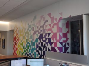 Right side wall mural
