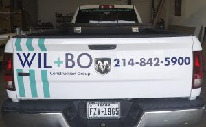 Rear view custom vehicle graphics