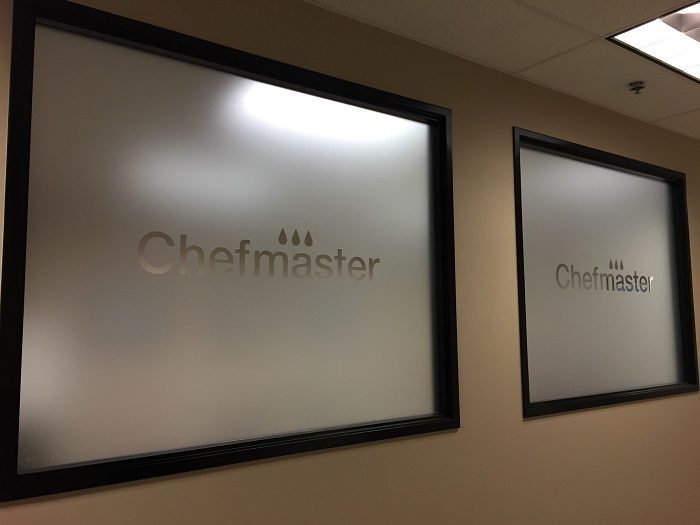 vinyl privacy film for windows and doors at The Matrix Corporate Center in Danbury CT