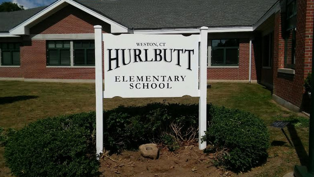 Post and panel signs for schools in Weston CT