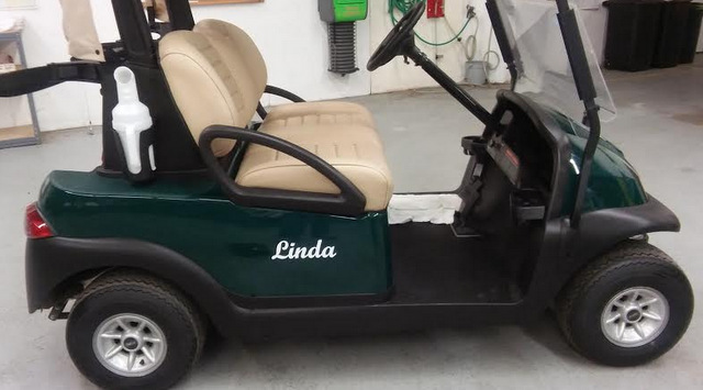 Vinyl Lettering for Club Cars Danbury CT