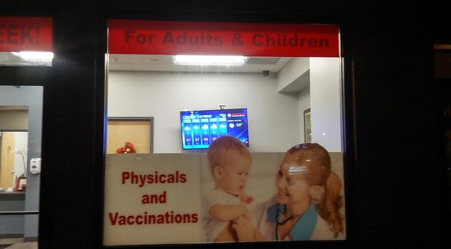 Window Graphics for Walk in Clinics in Fairfield CT