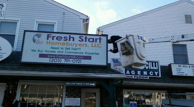Cabinet Sign Refurbising Danbury CT