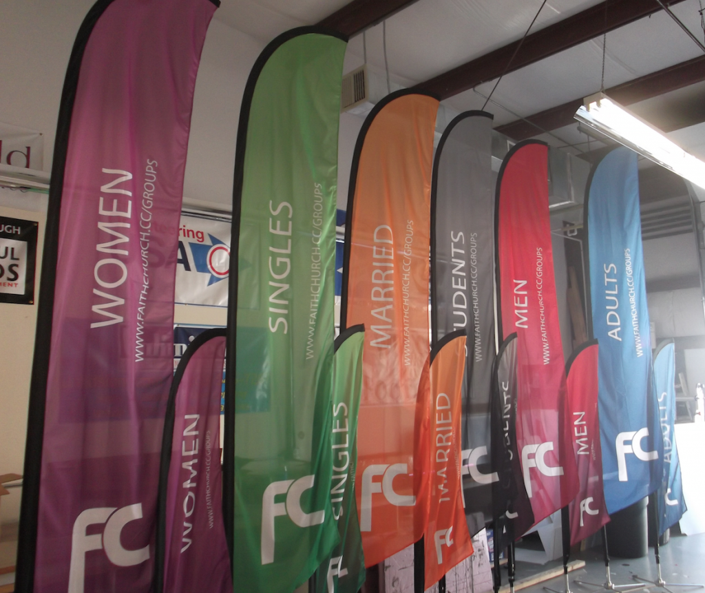 Faith Church's Feather Flags