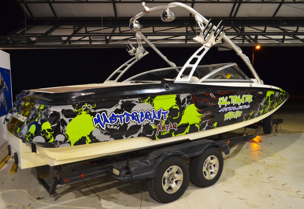 The Finished Wrap, a really stunning look for our customer