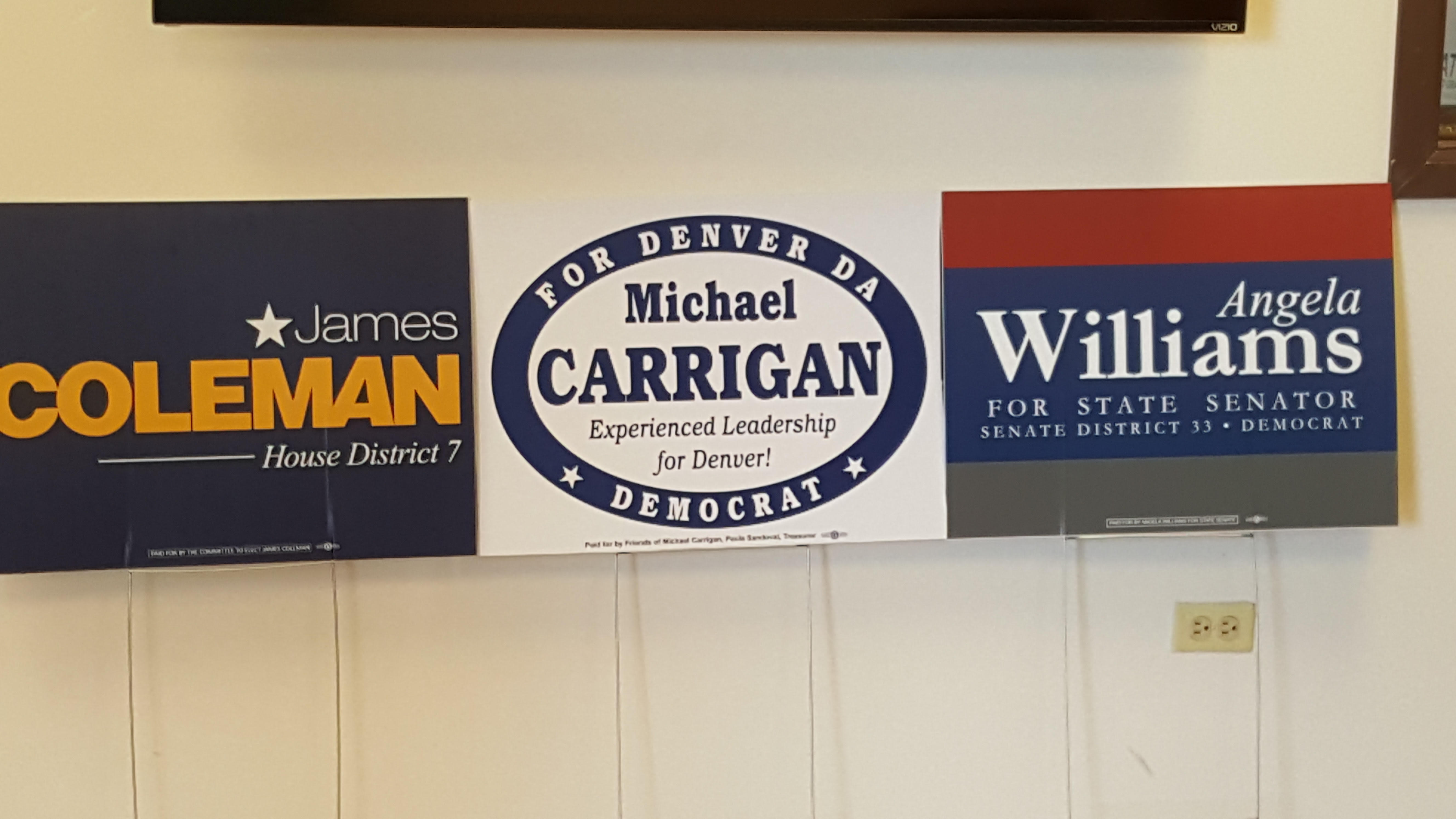 campaign signs