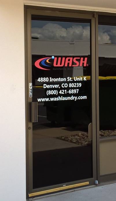 Denver, CO - Custom Logo Design and Sign for Wash Multifamily Laundry