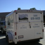 Trailer lettering and graphics by Spot-On Signs & Graphics