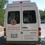 Van lettering using cut-vinyl letters