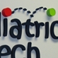 Letters for lobby signs can be custom made. 