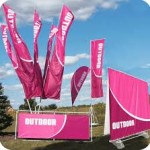 Banner frames come in a variety of shapes and sizes. 