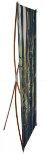 eco-friendly banner and banner stand