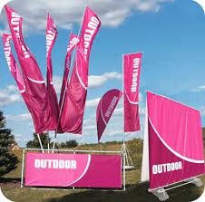outdoor flags and banners
