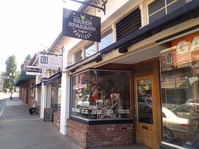 Custom Store Window Lettering: Main Street Placerville