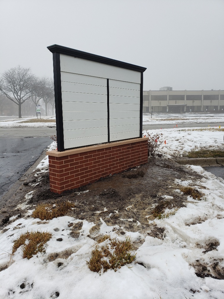 monument signs for industrial parks in DuPage County IL