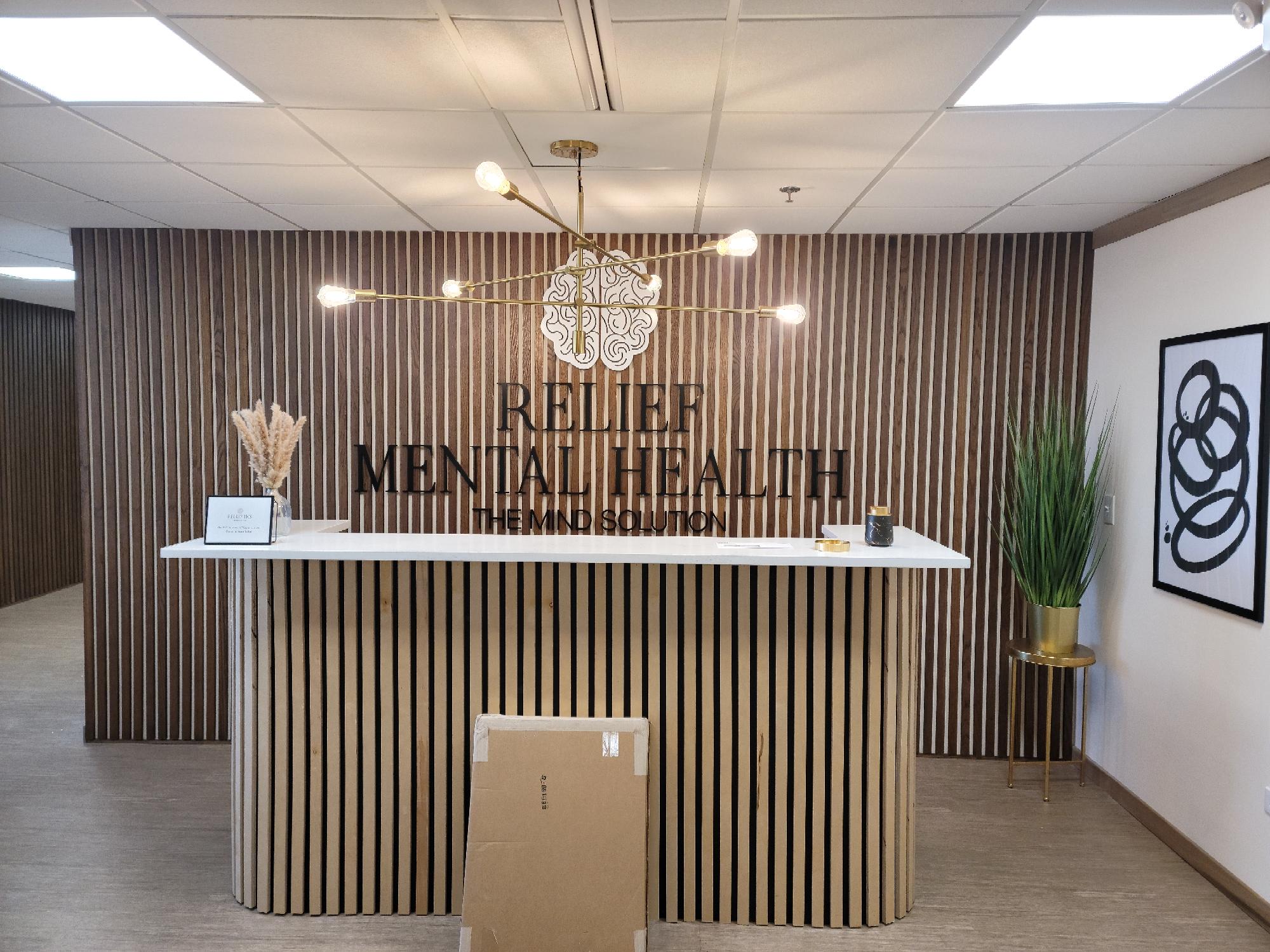 Oak Brook IL - Relief TMS Relocates Interior Office Sign Adds Larger Lobby Sign