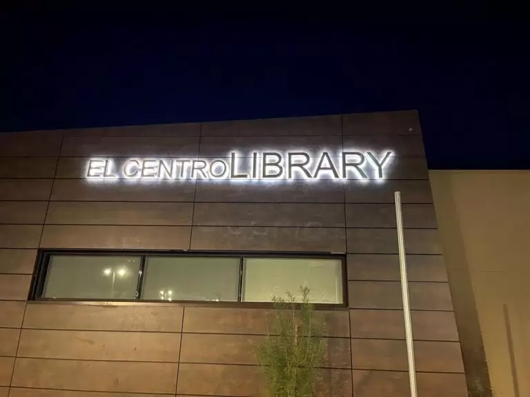 You Can Be Seen with Halo Lit Building Numerals in Escondido, California
