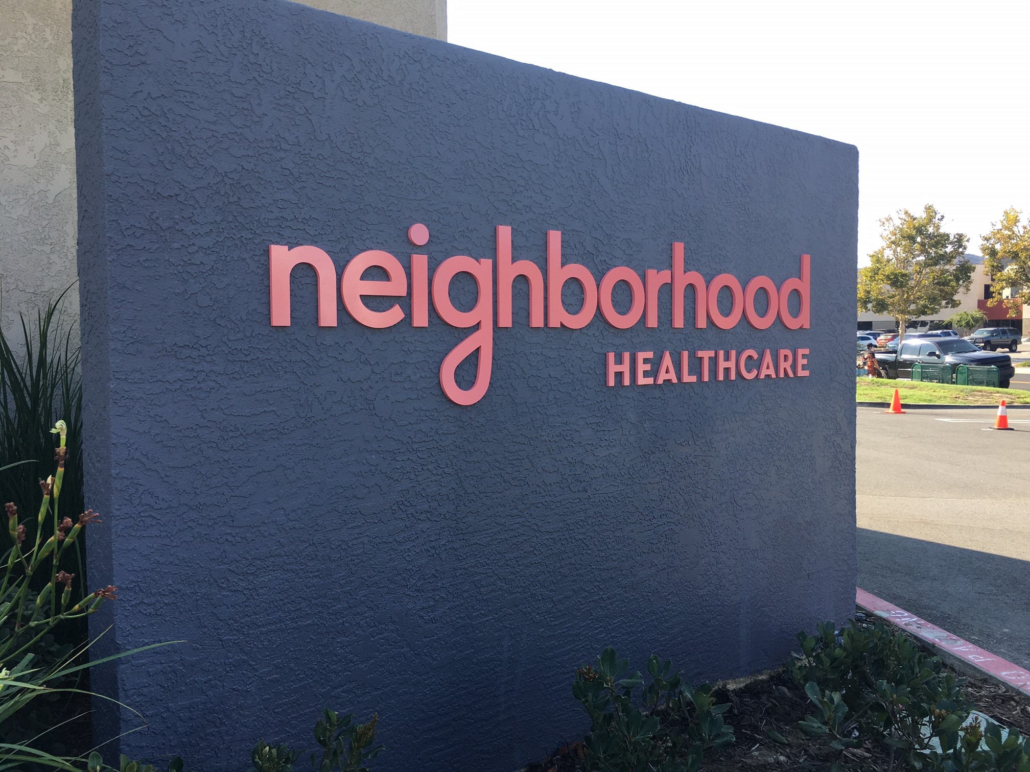 Temecula California - Neighborhood Healthcare Updates Their Monument Sign