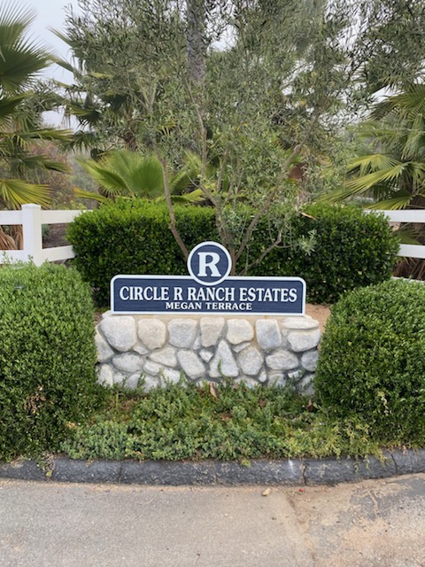 HOA sandblasted HDU signs