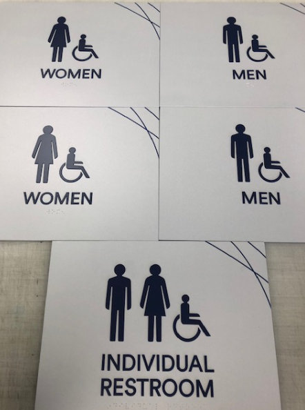Wholesale Flatbed Printing ADA Signs