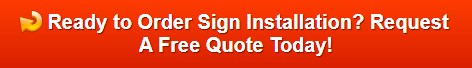 third party illuminated sign installation in San Diego CA
