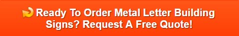 metal plaque signage for offices in Escondido CA