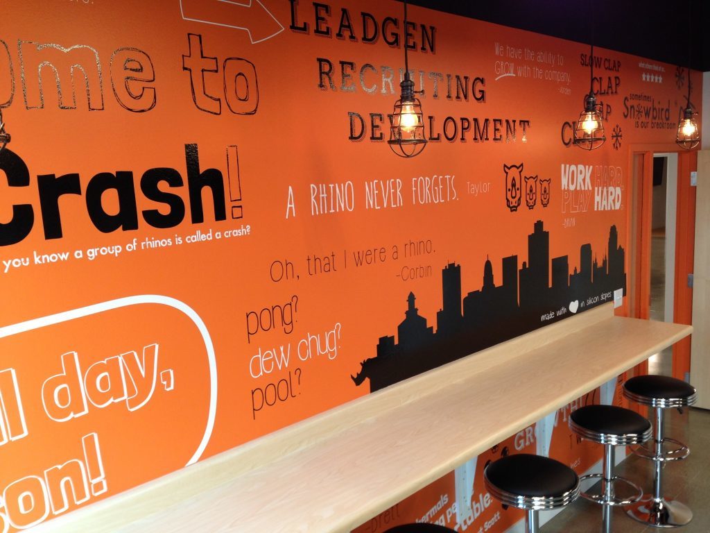 wall murals for shared office spaces in San Diego CA