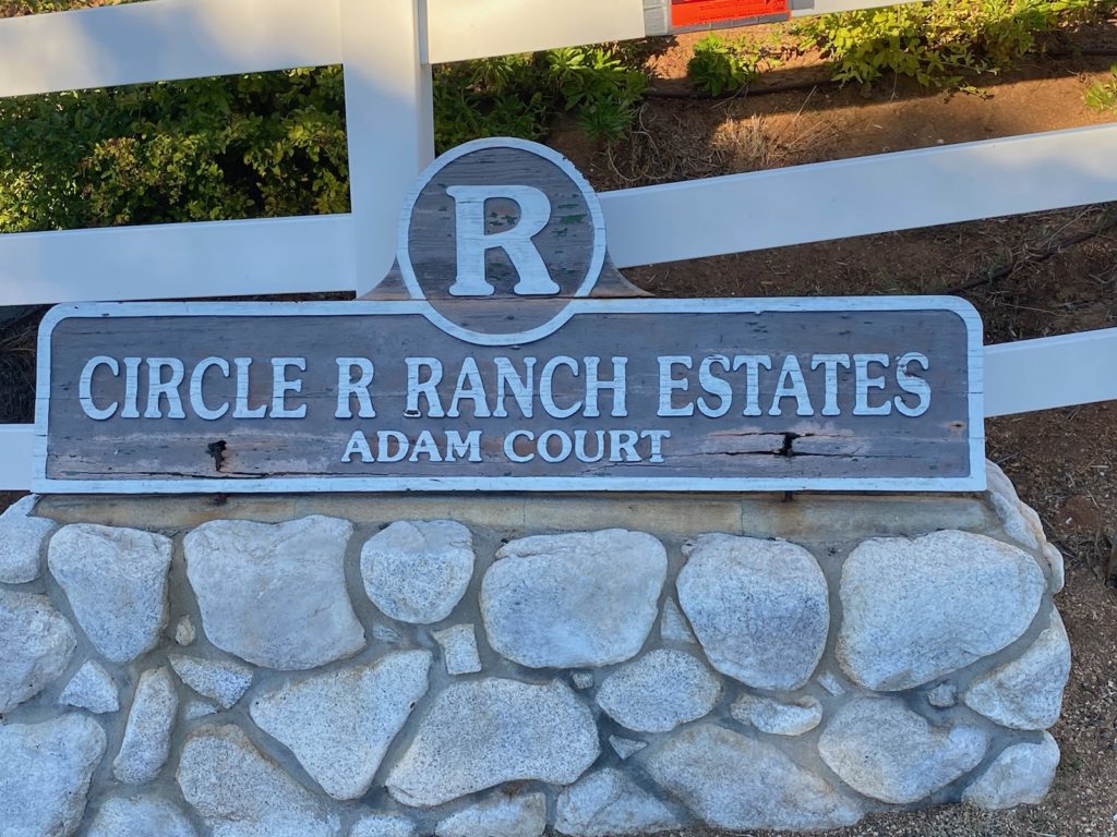 HOA sandblasted HDU signs