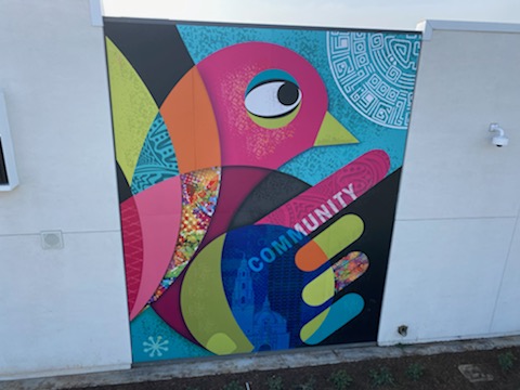 building and office signs using powder-coated graphics in San Diego CA