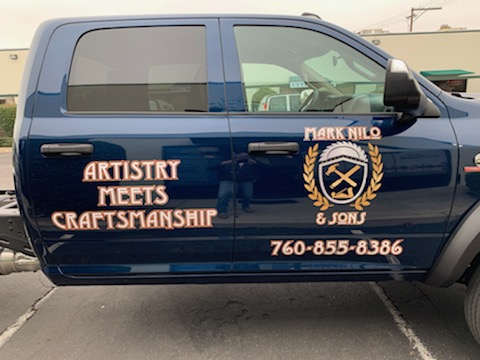 Contractor Truck graphics in Escondido CA