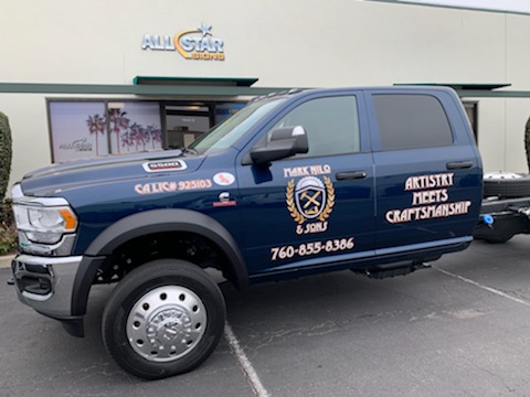 Contractor Truck graphics in Escondido CA
